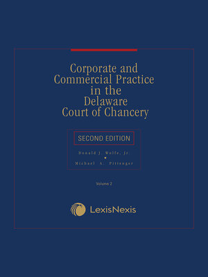 cover image of Corporate and Commercial Practice in the Delaware Court of Chancery